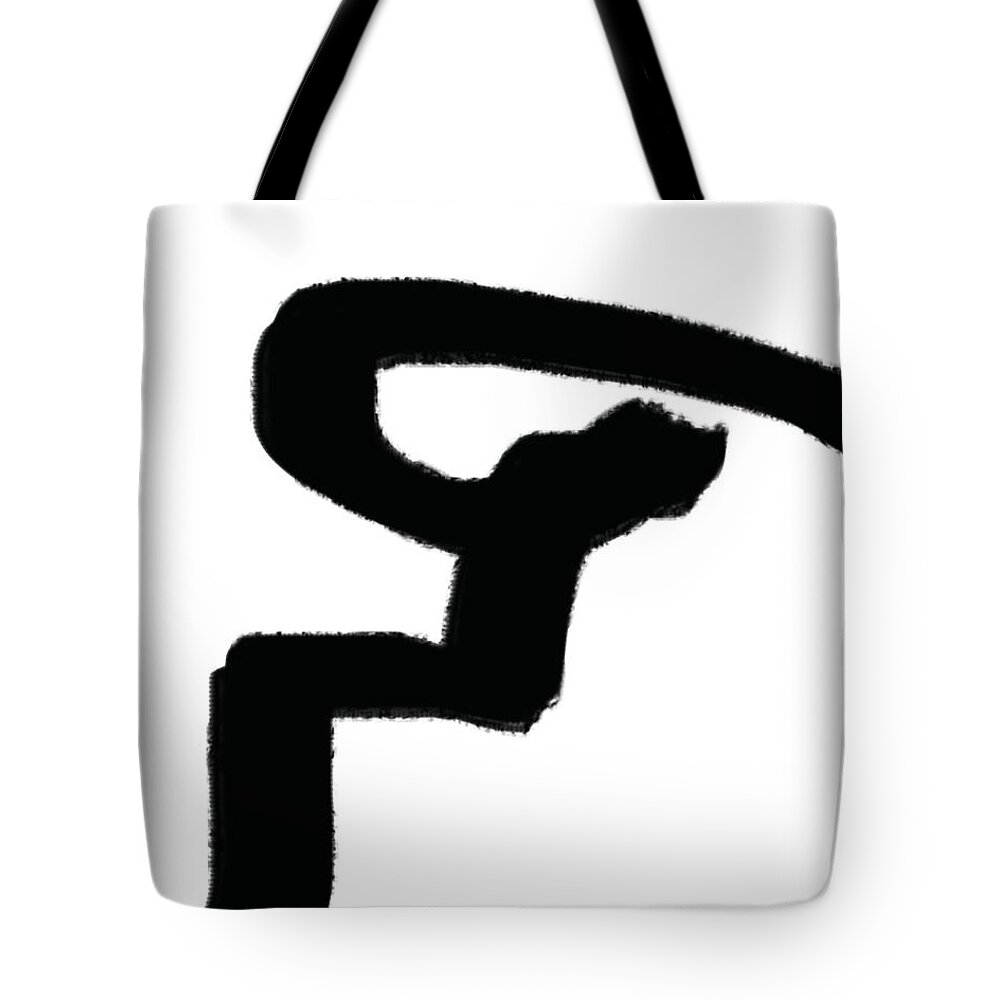 Minimal Tote Bag featuring the painting Abstract #8 by Lance Headlee