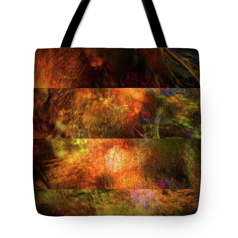 Abstract Art Tote Bag featuring the digital art Abstract art 686 by Lilia S
