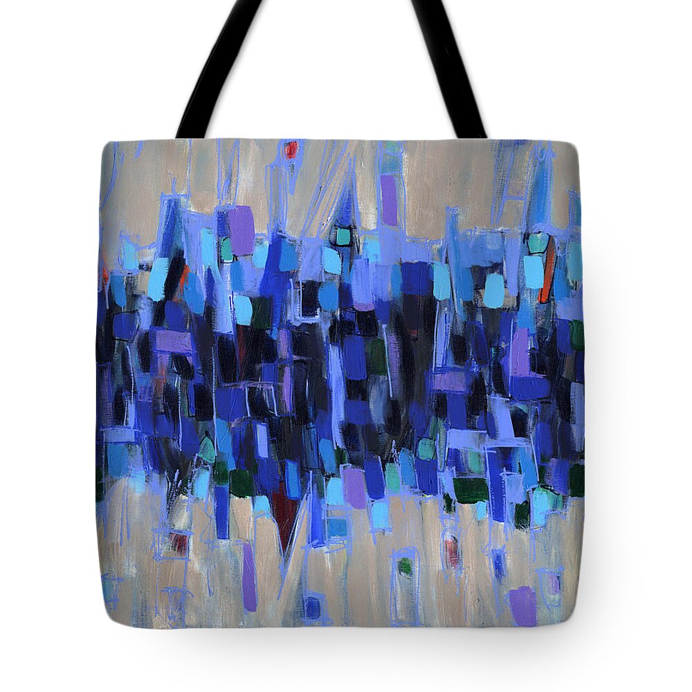 Abstract Tote Bag featuring the painting Abstract Art Twenty-Three by Lynne Taetzsch