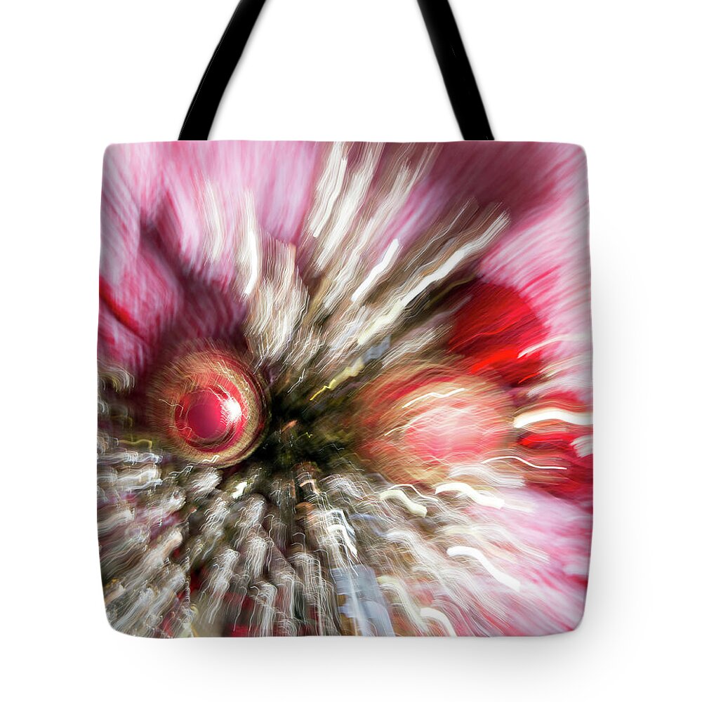 Abstract Tote Bag featuring the photograph Abstract Christmas 2 by Rebecca Cozart