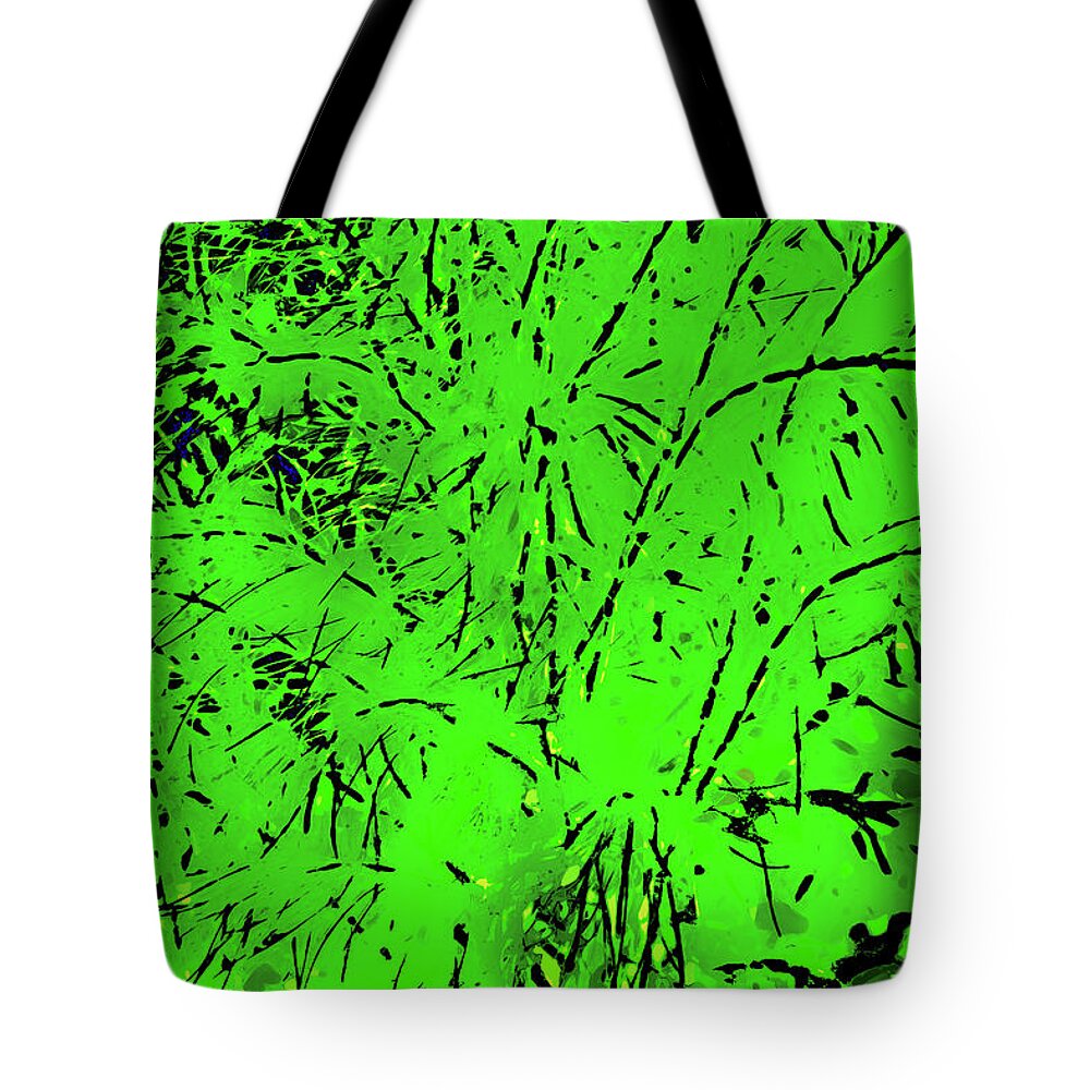 Dog Fennel Tote Bag featuring the photograph Abstract Dog Fennel by Gina O'Brien