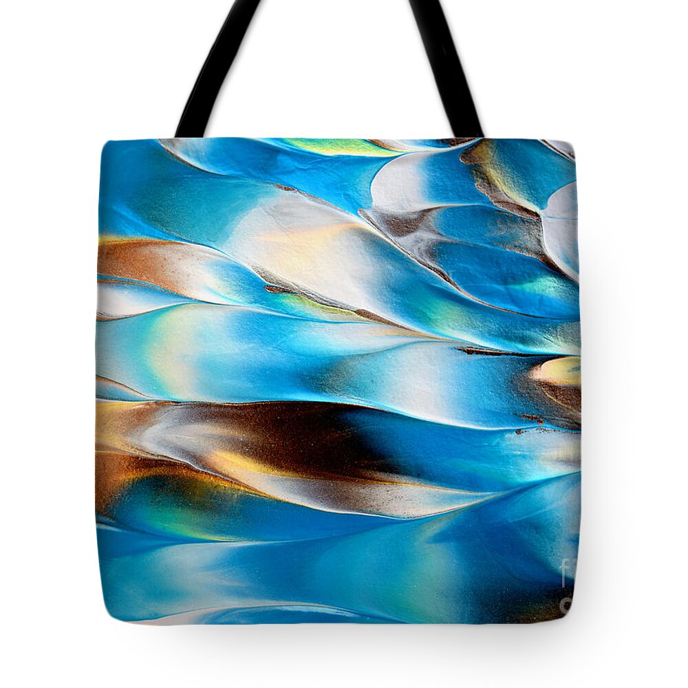 Martha Tote Bag featuring the painting Abstract L1015AL by Mas Art Studio