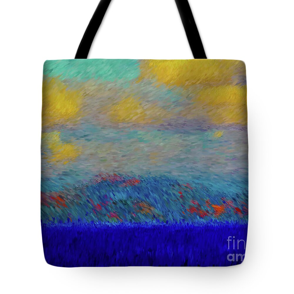 Abstract Tote Bag featuring the photograph Abstract Landscape Expressions by Robyn King