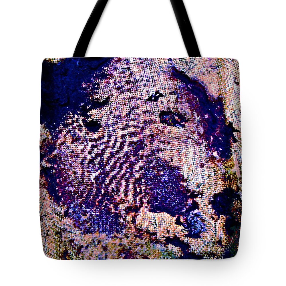 Abstract Tote Bag featuring the mixed media Abstract by Natalie Holland