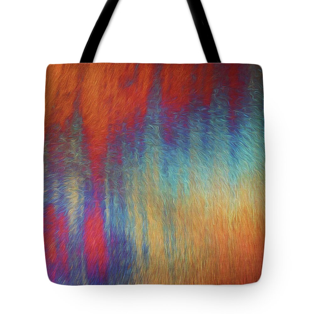 Digital Tote Bag featuring the photograph Abstract Reflection by Teresa Wilson
