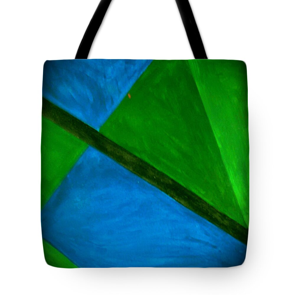 Abstract Shapes Tote Bag featuring the painting Abstract Shapes by Anne Robinson