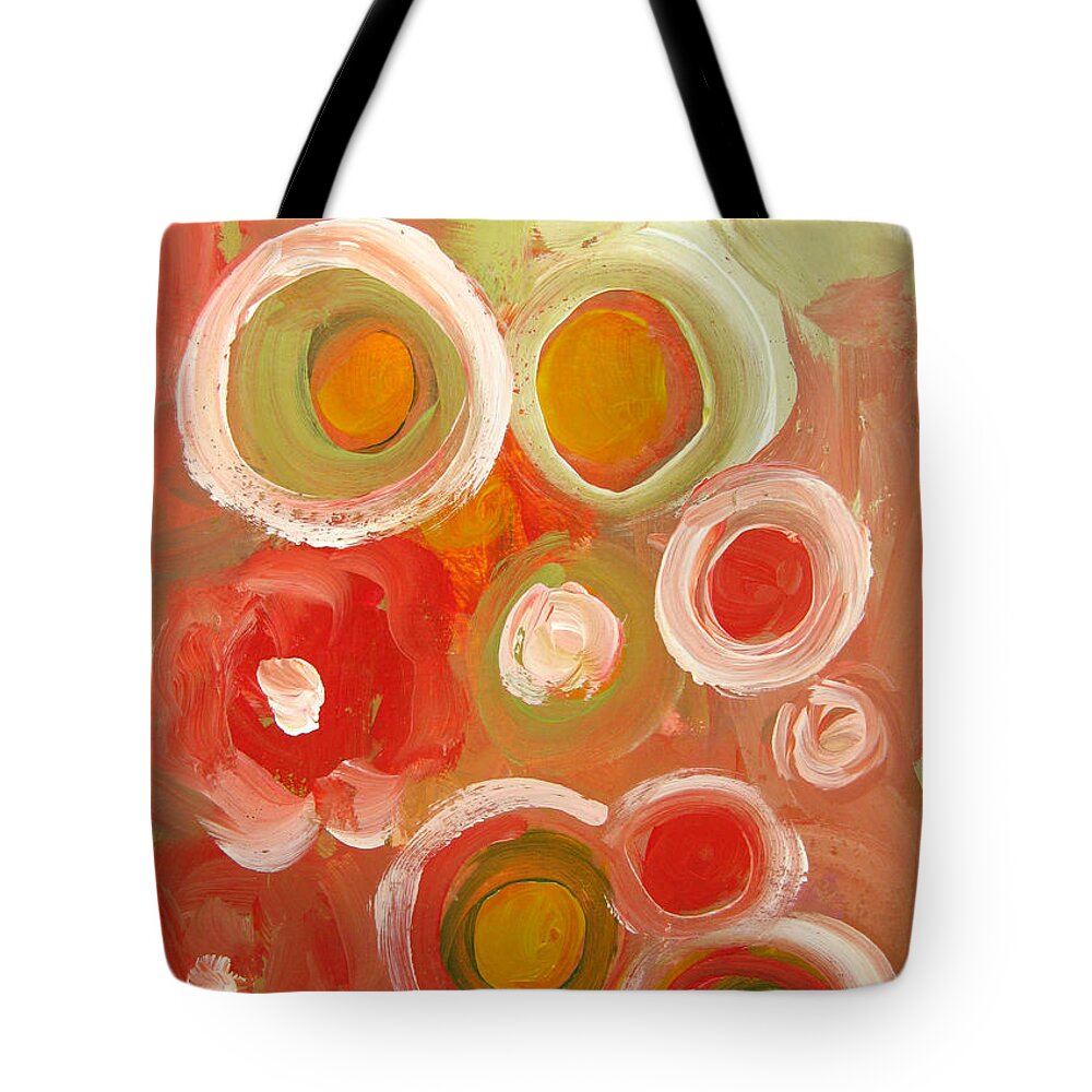 Abstract Art Tote Bag featuring the painting Abstract VIII by Patricia Awapara