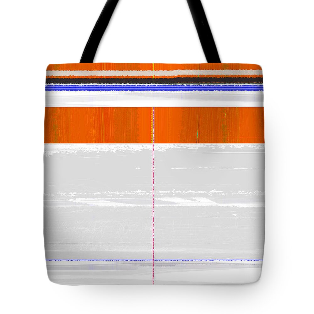 Abstract Tote Bag featuring the painting Abstract Way by Naxart Studio