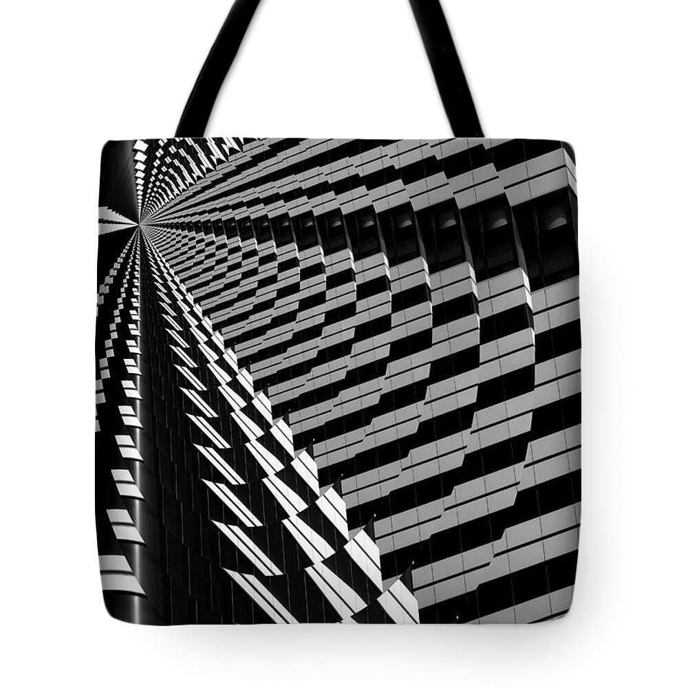 Abstract Architecture-dubai Tote Bag featuring the photograph Abstracted Architecture -Dubai by Scott Cameron