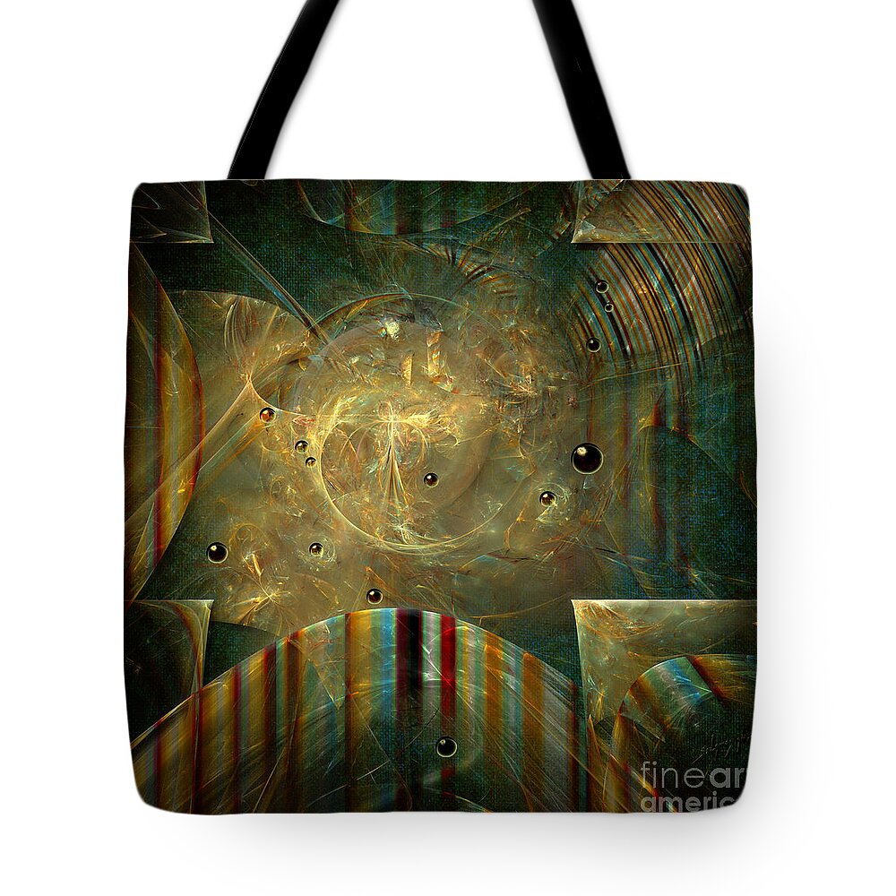 Abstract Tote Bag featuring the painting Abstractus by Alexa Szlavics
