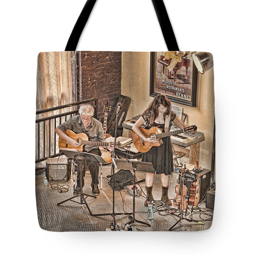 Jazz Tote Bag featuring the photograph Acoustic Jazz by Anthony Baatz