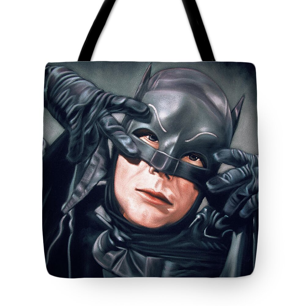 Adam West Batman Dancing Batusi Tote Bag by Jorge Terrones - Fine Art  America