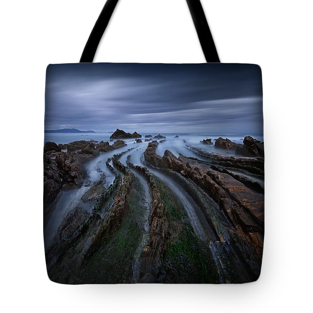 Ocean Tote Bag featuring the photograph Addictive Curves by Dominique Dubied