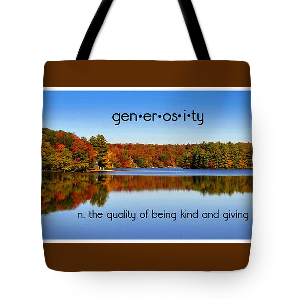 Diane Berry Tote Bag featuring the photograph Adirondack October Generosity by Diane E Berry