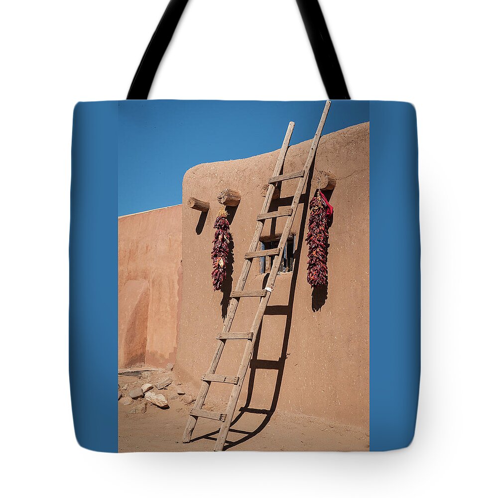 Adobe Tote Bag featuring the photograph Adobe Shadows by John Roach
