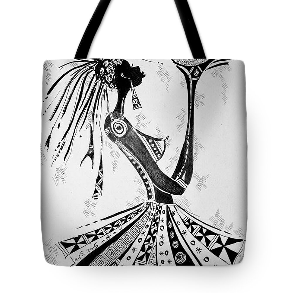 Adornment Tote Bag featuring the painting Adornment by Noah
