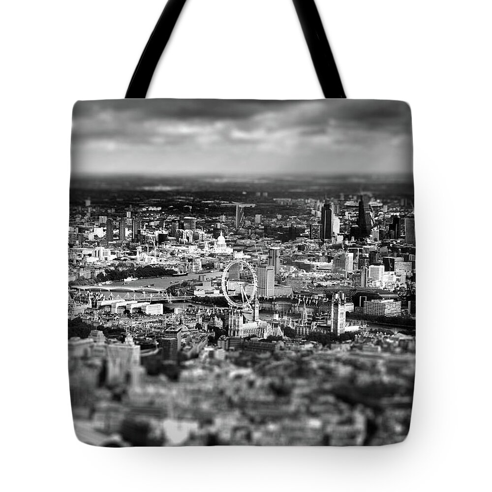 Aerial View Of London Tote Bag featuring the photograph Aerial View Of London 6 by Mark Rogan
