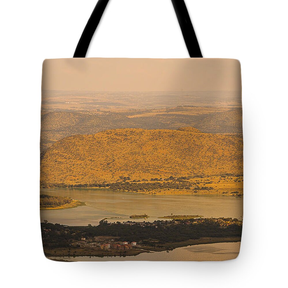 Hartebeespoort Dam Tote Bag featuring the photograph Evening landscape by Patrick Kain