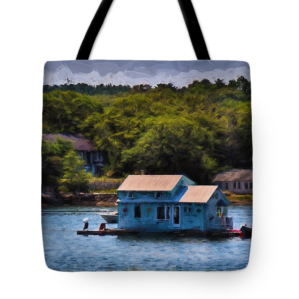 Sand Tote Bag featuring the photograph Afloat by Tricia Marchlik