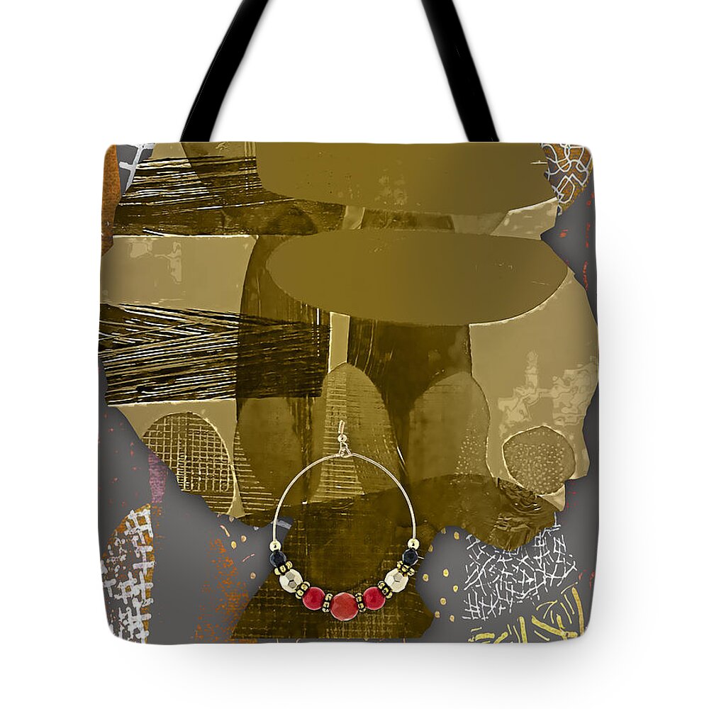 African American Tote Bag featuring the mixed media African American by Marvin Blaine