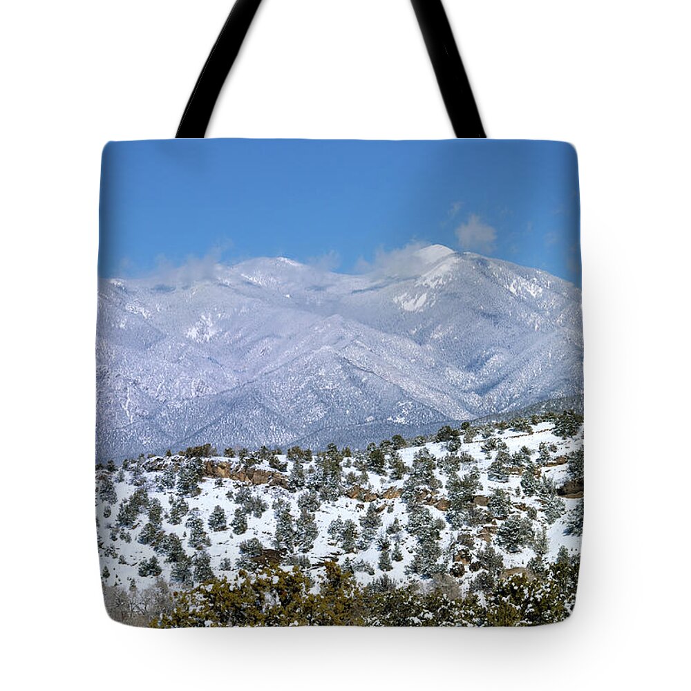 Landscape Tote Bag featuring the photograph After The Blizzard by Ron Cline