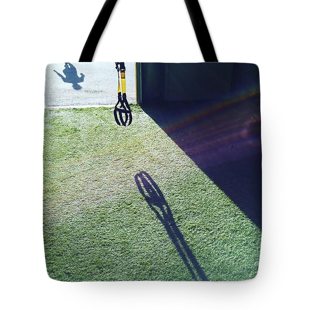 Bellinghamwa Tote Bag featuring the photograph After The Workout. Another Kick-ass by Ginger Oppenheimer