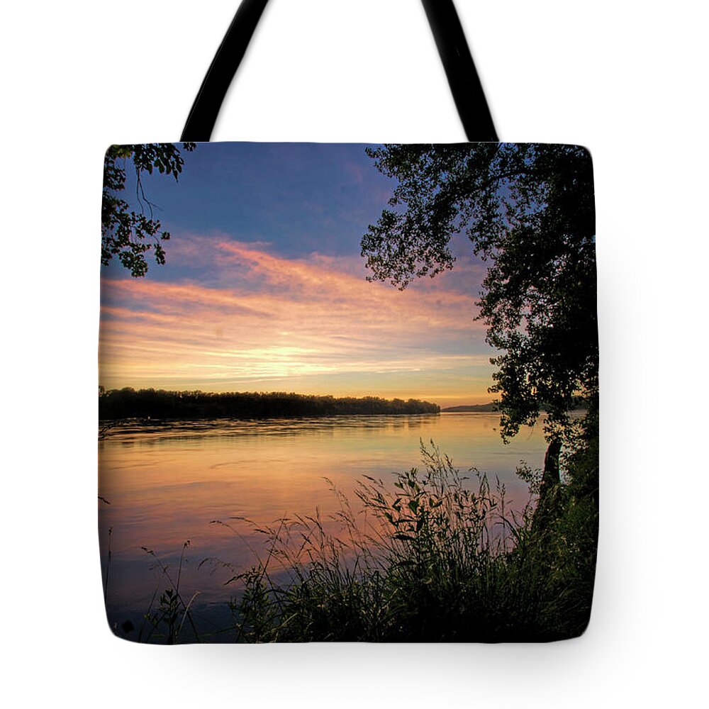 Sunset Tote Bag featuring the photograph Afterglow by Cricket Hackmann