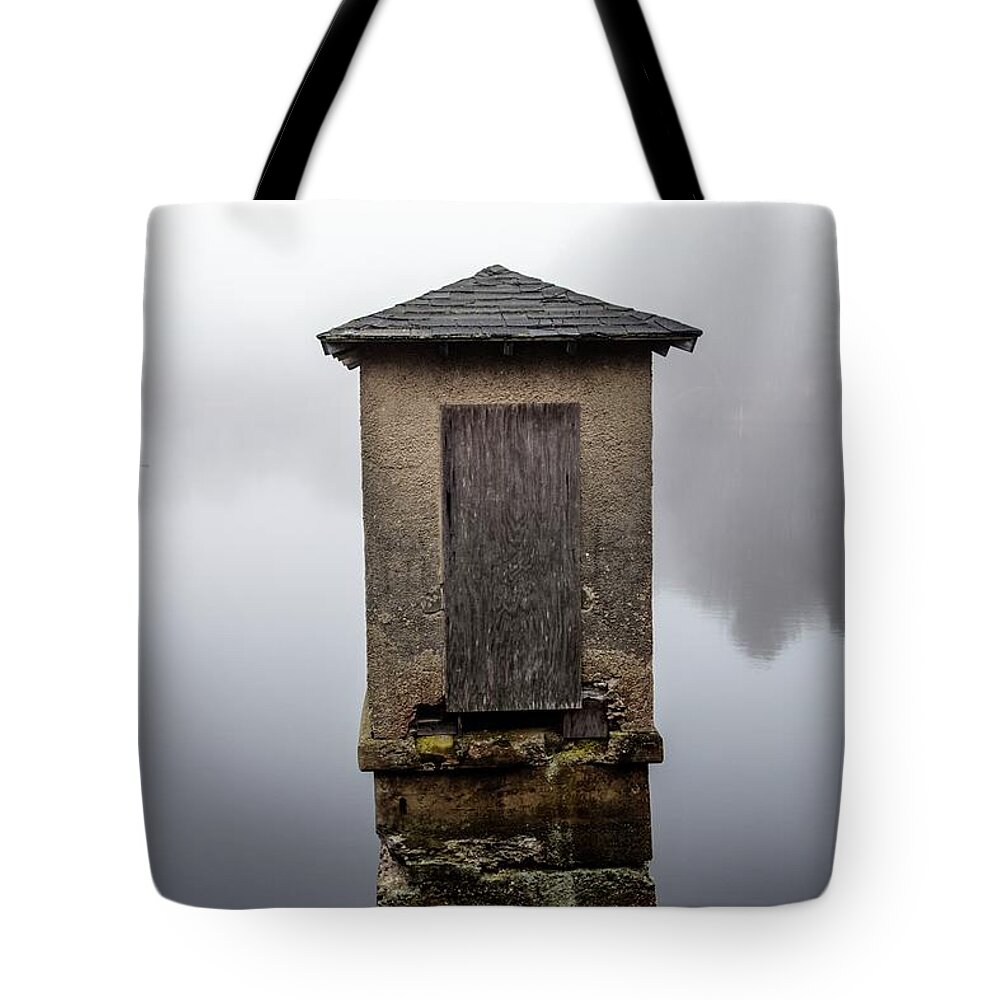 Against The Fog Tote Bag featuring the photograph Against The Fog by Karol Livote