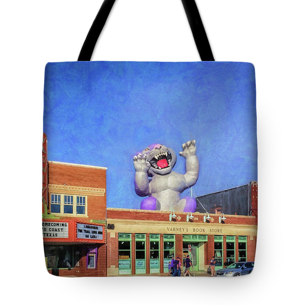 Kstate Tote Bag featuring the photograph Aggieville Morning by James Barber