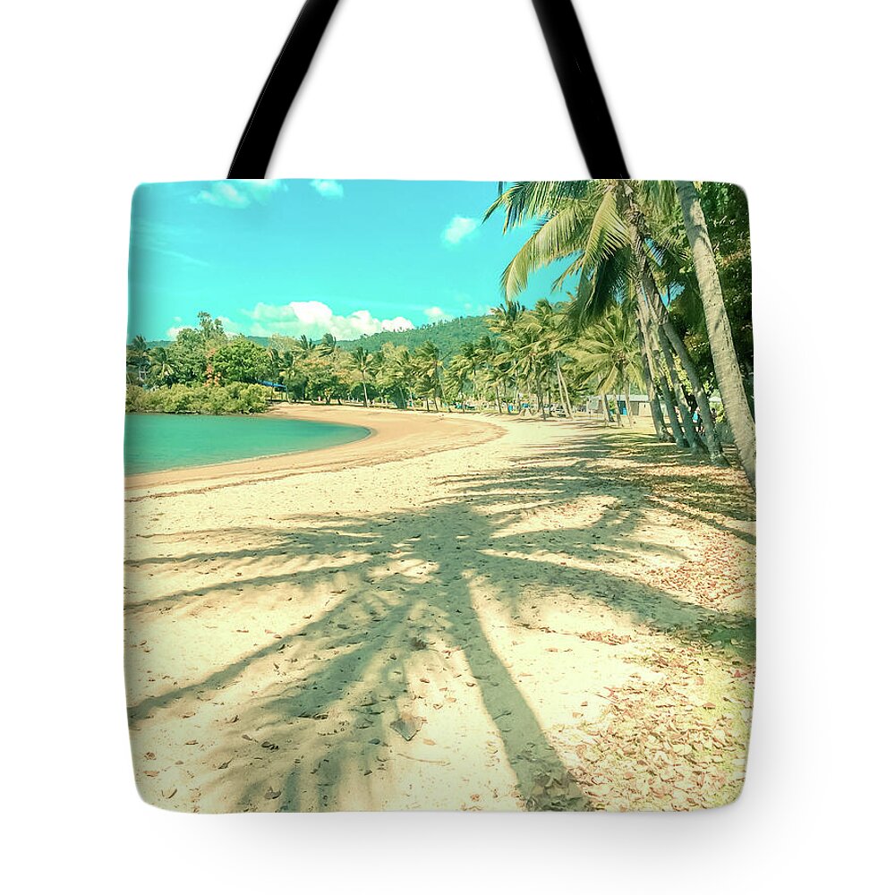 Airlie Beach Tote Bag featuring the photograph Airlie Palms by Az Jackson