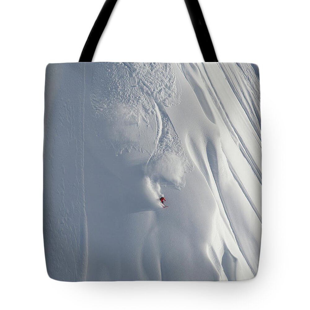 20-30 Tote Bag featuring the photograph Alaska Skiing by Mike Bachman