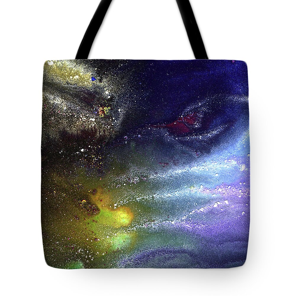 Gallery Tote Bag featuring the painting ALCHEMY 02b by Dar Freeland