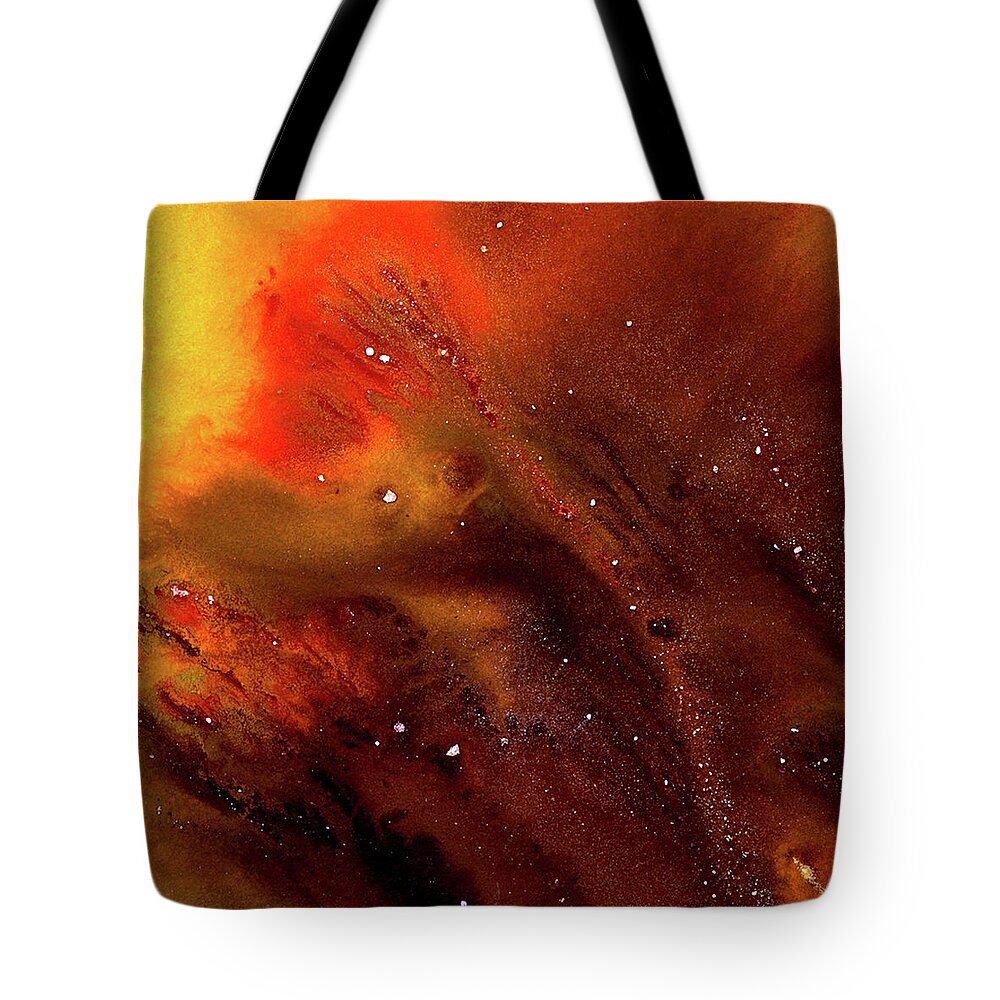 Gallery Tote Bag featuring the painting ALCHEMY 04d by Dar Freeland