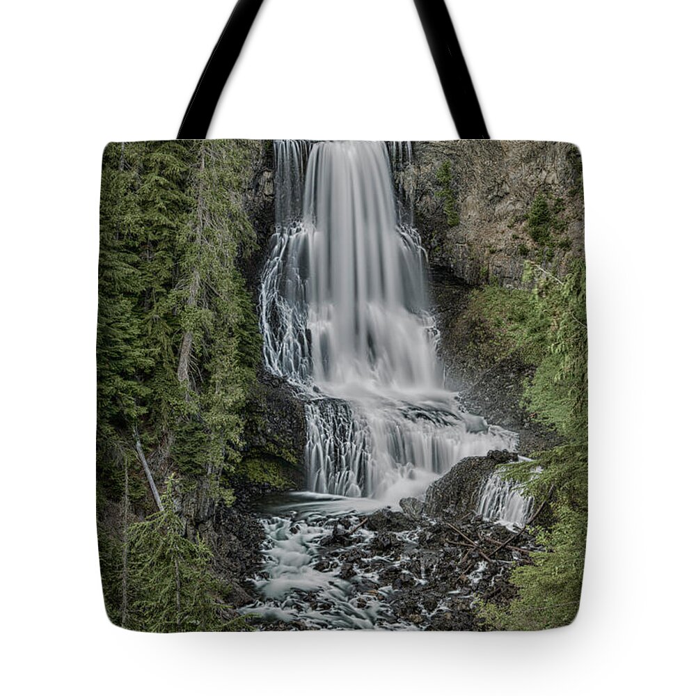 Alexander Falls Tote Bag featuring the photograph Alexander Falls by Stephen Stookey