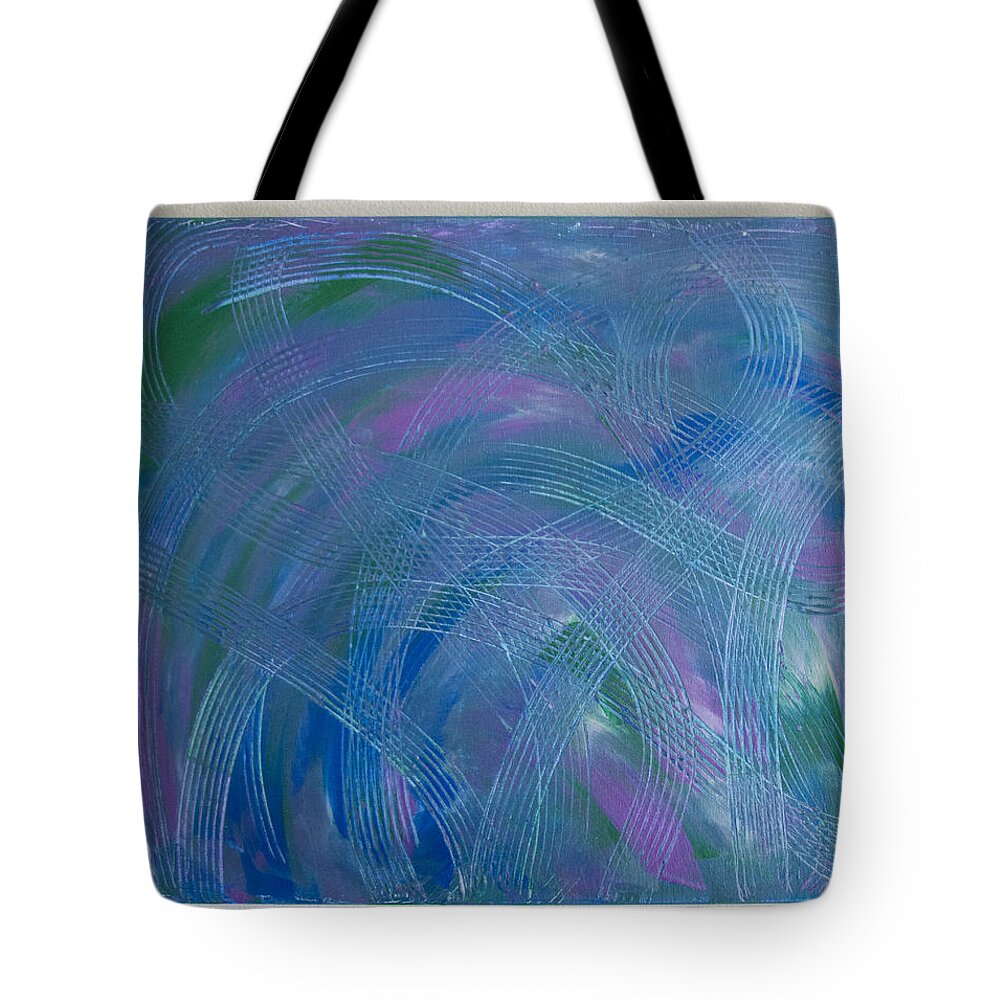 Alexandrite Tote Bag featuring the painting Alexandrite by Jacie Garcia 