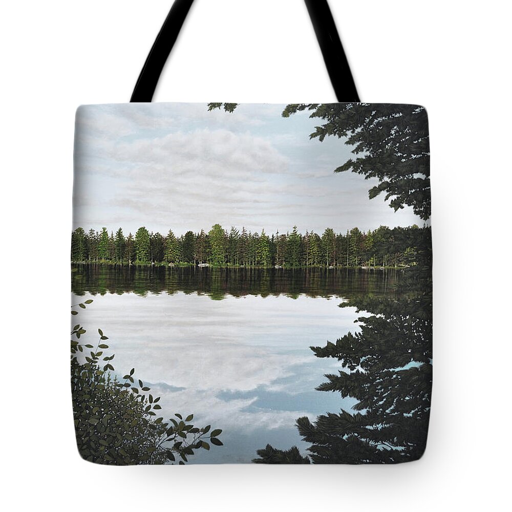 Mcmichael Paintings 2014 Tote Bag featuring the painting Algonquin Park by Kenneth M Kirsch