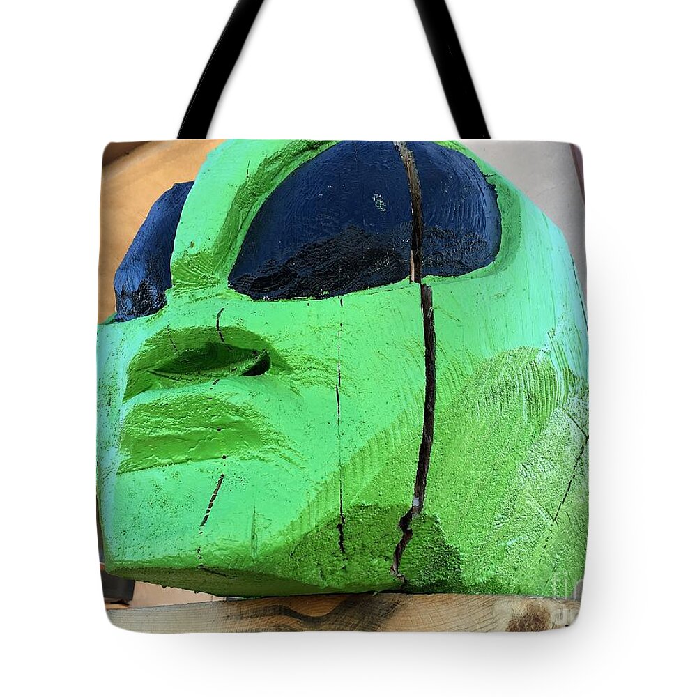 Alien Tote Bag featuring the photograph Alien by Tim Hightower