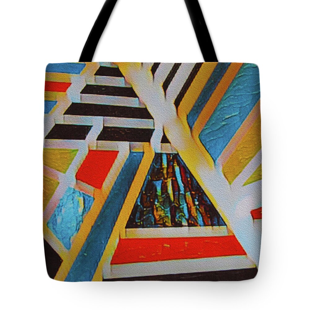 Faces Tote Bag featuring the painting All Roads Lead To Rome by Robert Margetts