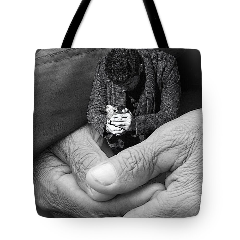 All Things Precious Tote Bag featuring the photograph All That Is Precious by I'ina Van Lawick