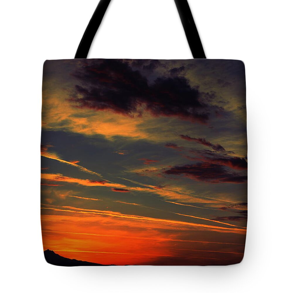 Oregon Tote Bag featuring the photograph All The Way by Douglas Berg