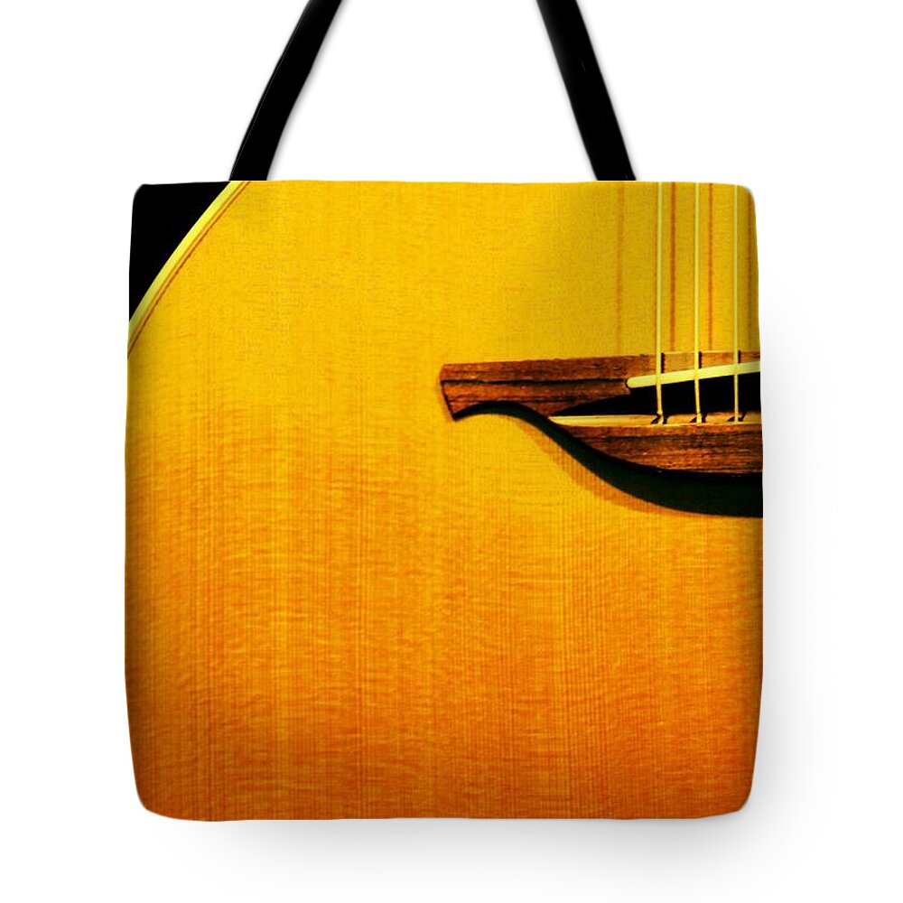 Guitar Tote Bag featuring the photograph Allegria by The Art Of Marilyn Ridoutt-Greene