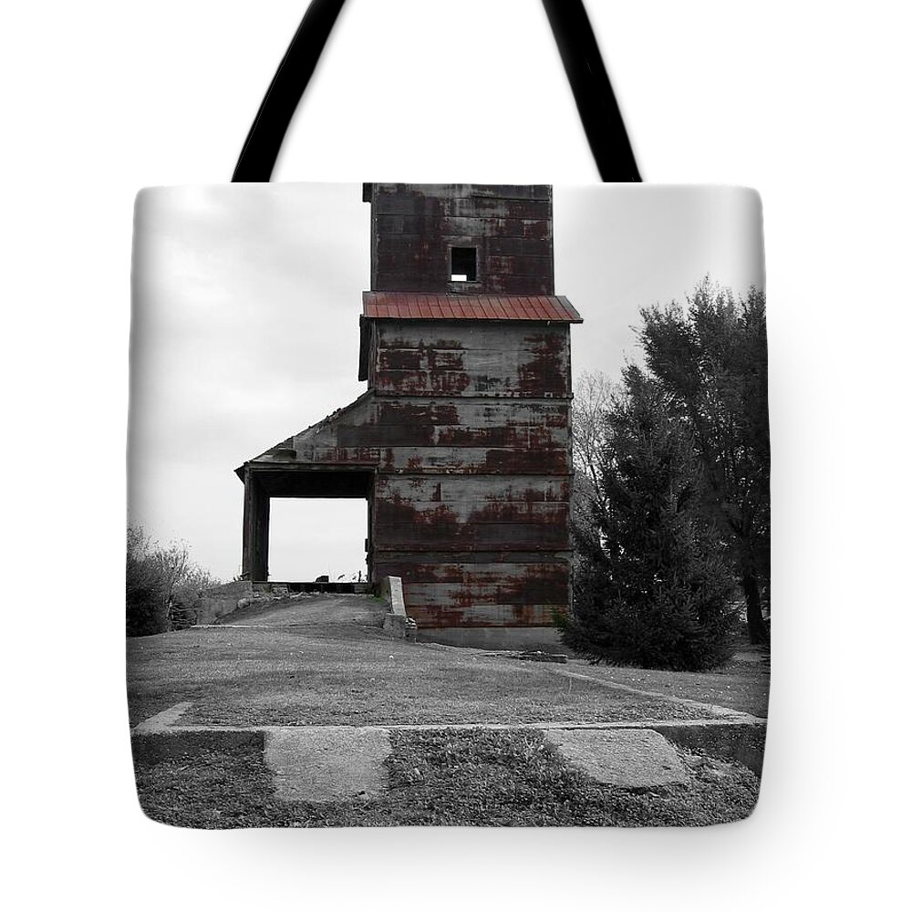 Allentown Elevator Tote Bag featuring the photograph Allentown Elevator by Dylan Punke