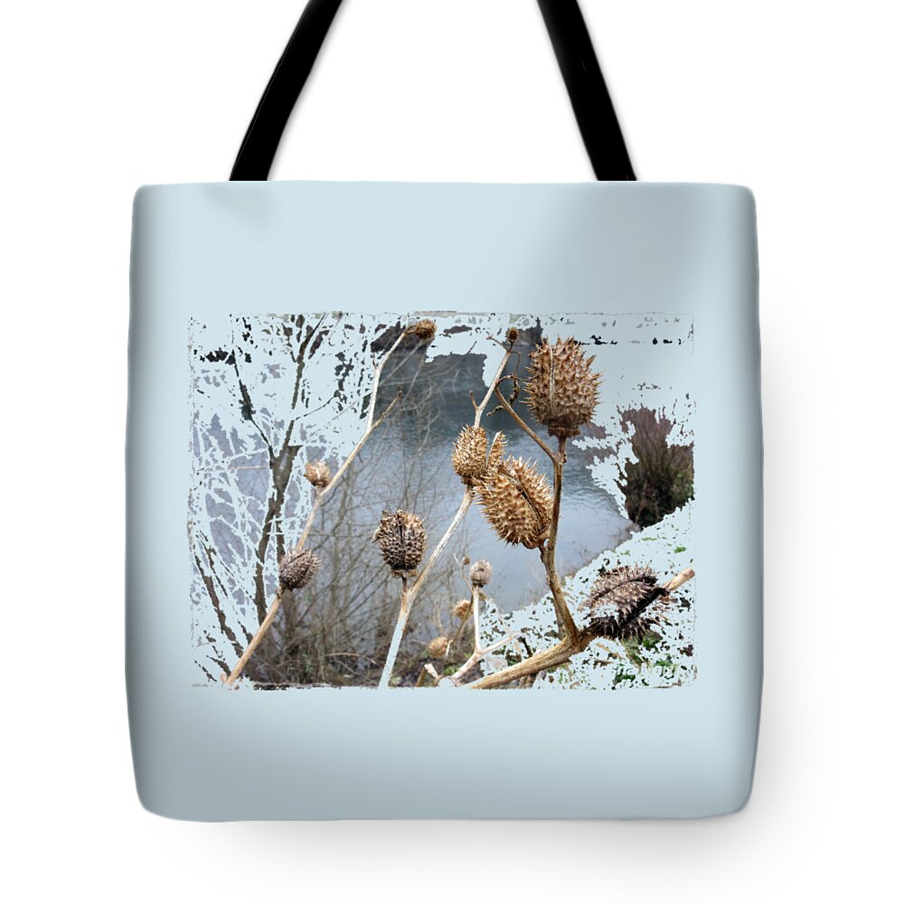  Tote Bag featuring the photograph Along The River by Vesna Martinjak