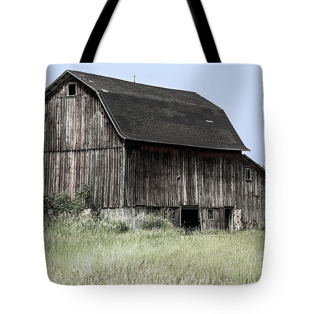 Barn Tote Bag featuring the photograph Along the Way by Kim Hojnacki