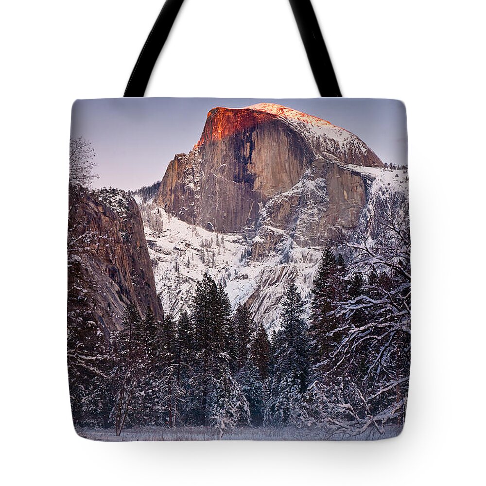 California Tote Bag featuring the photograph Alpenglow on Half Dome by Susan Cole Kelly