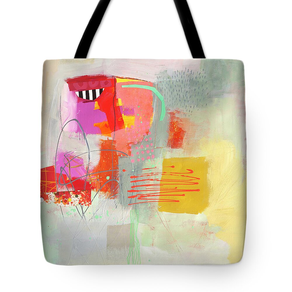 Jane Davies Tote Bag featuring the painting Alternative Facts by Jane Davies