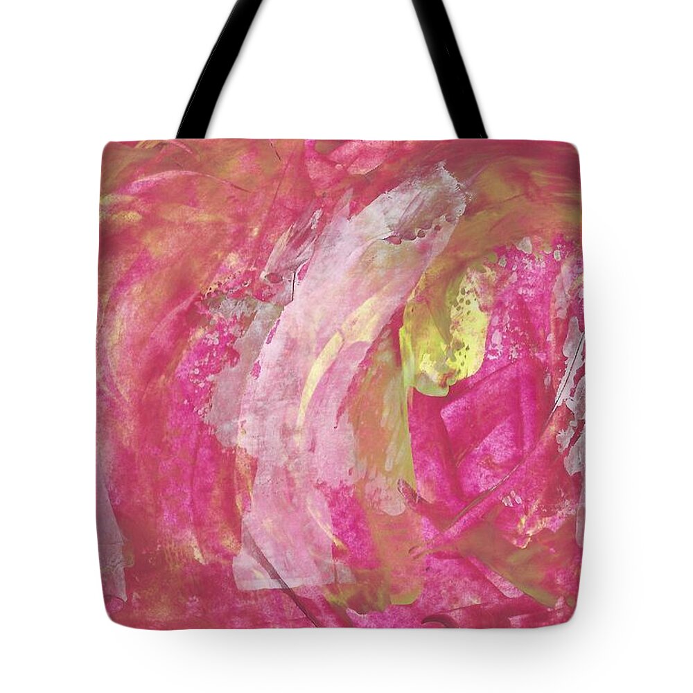 Art Tote Bag featuring the painting Always a flirt by Monica Martin