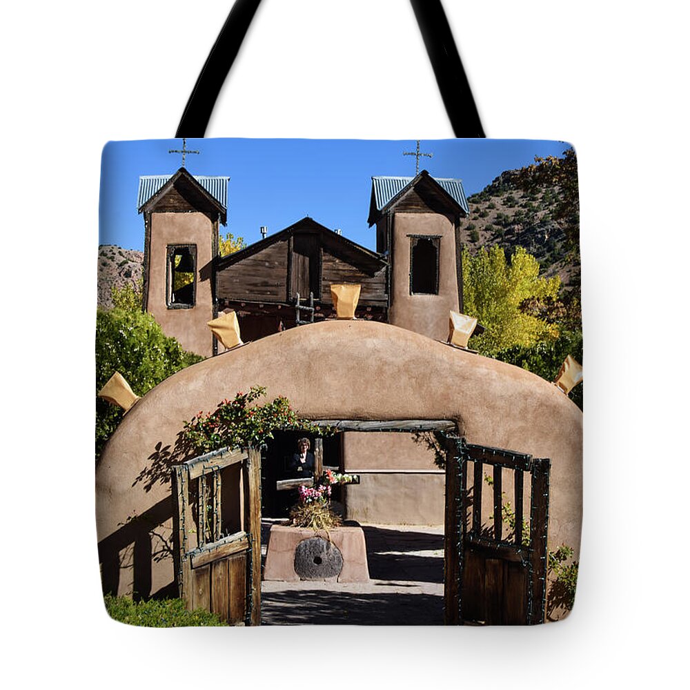 Gate Tote Bag featuring the photograph Always Open by Tom Cochran
