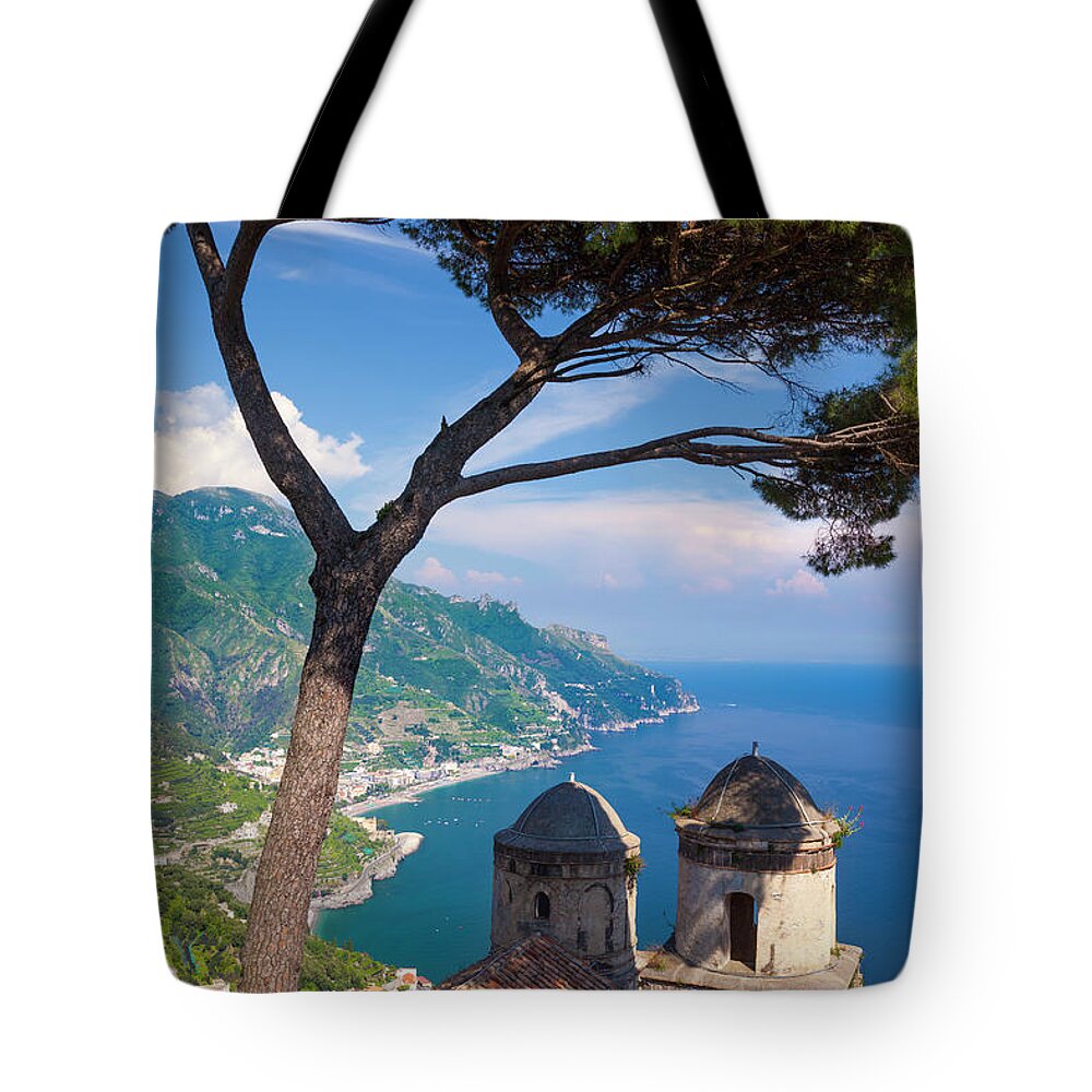 Amalfi Coast Tote Bag featuring the photograph Amalfi Coast at Ravello by Brian Jannsen