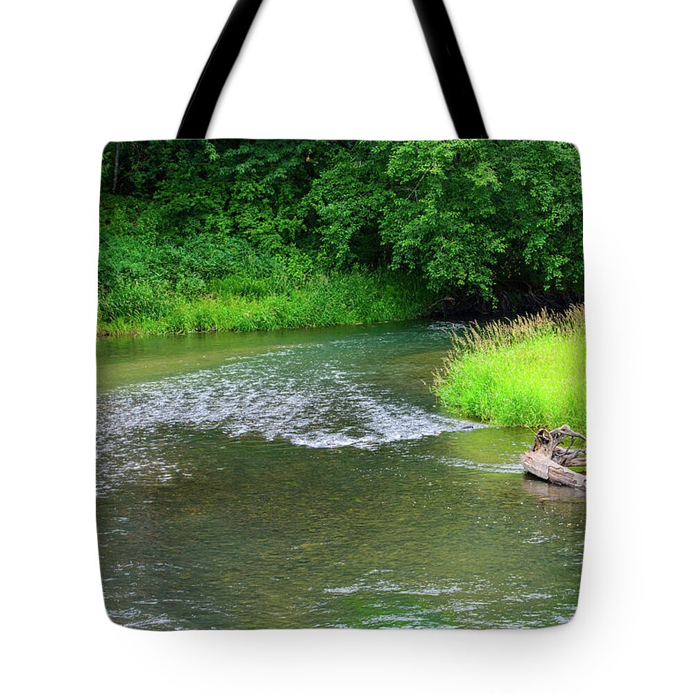 Skookumchuck Tote Bag featuring the photograph Ambush Creek by Tikvah's Hope